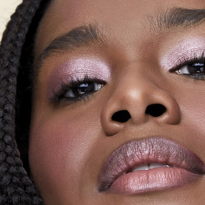 Model After Applyin Rose Water Eyeshadow